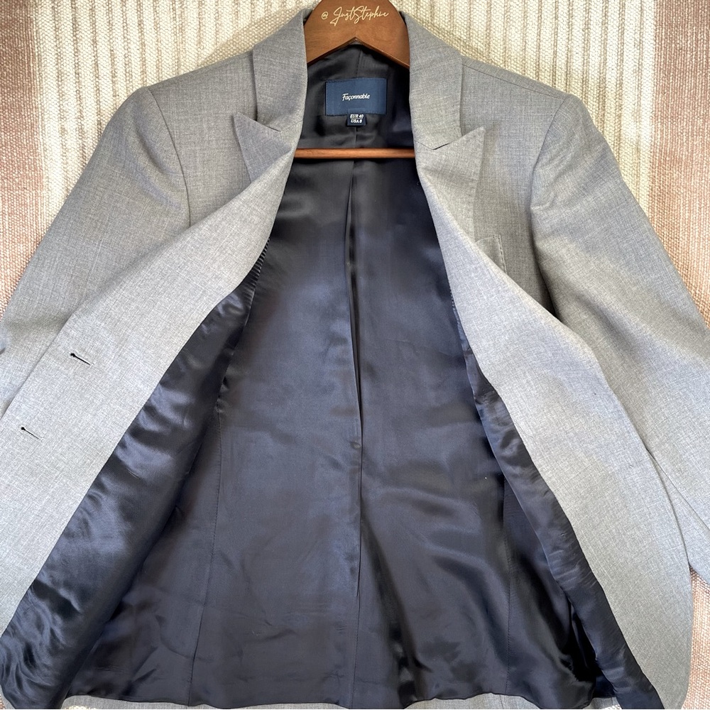 Façonnable Wool Woman’s Blazer - Picture 4 of 12